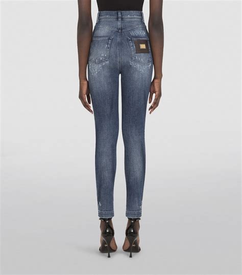 jeans dolce gabbana femme|dolce gabbana distressed jeans.